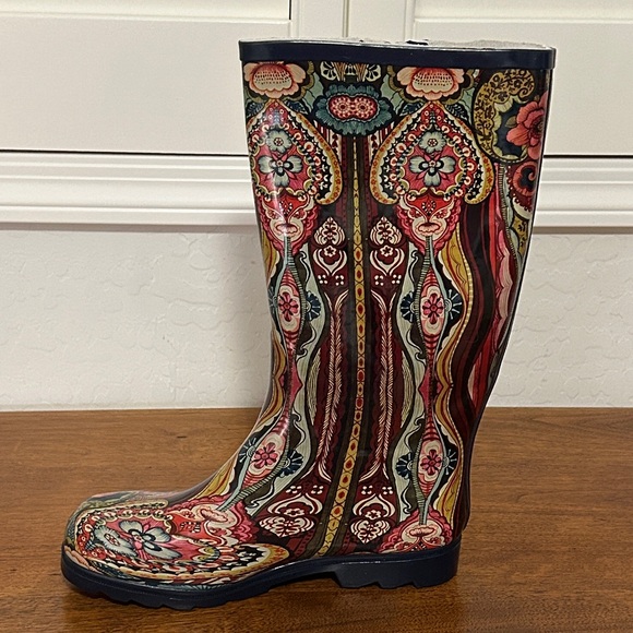 Nomad Multicolor Paisley Rain Boots - Picture 2 of 9